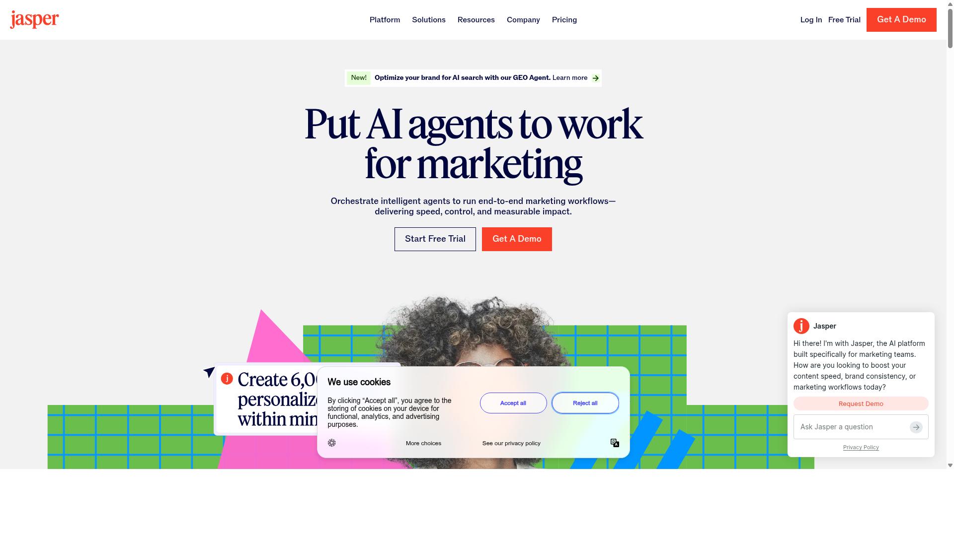 Jasper website